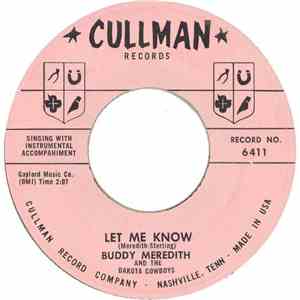 Buddy Meredith - Let Me Know / Tears download free