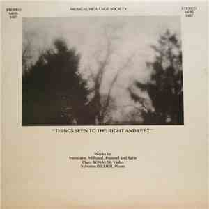 Clara Bonaldi, Sylvaine Billier - Things Seen To The Right And Left download free