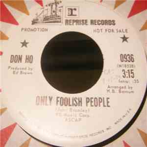 Don Ho - Only Foolish People / Melody Fayre download free