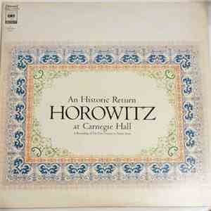 Horowitz - Horowitz At Carnegie Hall (An Historic Return) download free