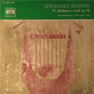 Johannes Brahms, Berliner Philharmoniker, Rudolf Kempe - IV. Sinfonie e-moll op. 98 download free