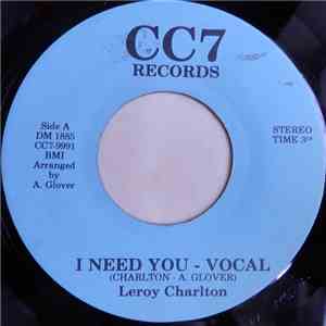 Leroy Charlton - I Need You download free