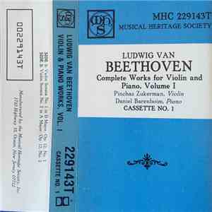 Ludwig Van Beethoven Performed By Pinchas Zukerman And Daniel Barenboim - Complete Works For Violin And Piano, Volume I download free