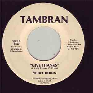 Prince Heron - Give Thanks download free