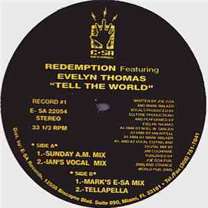 Redemption  Featuring Evelyn Thomas - Tell The World download free