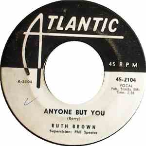 Ruth Brown - Anyone But You / It Tears Me AIl To Pieces download free