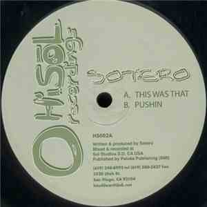 Sotero - This Was That download free